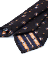 NADIA 3-fold burgundy silk/wool tie